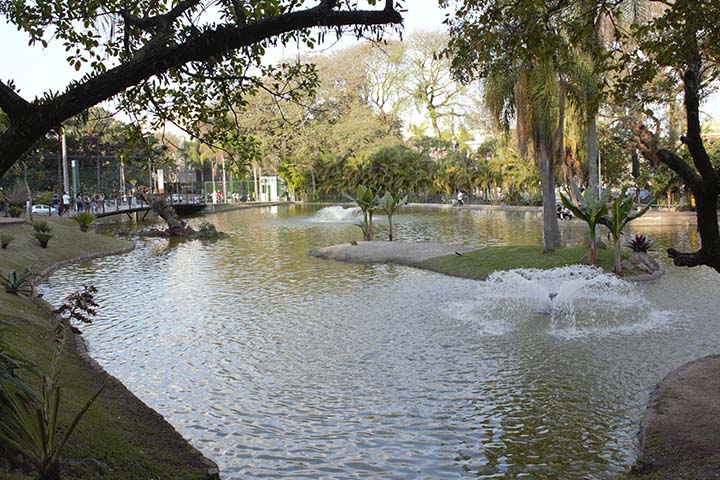 Parque Celso Daniel, em Santo André.